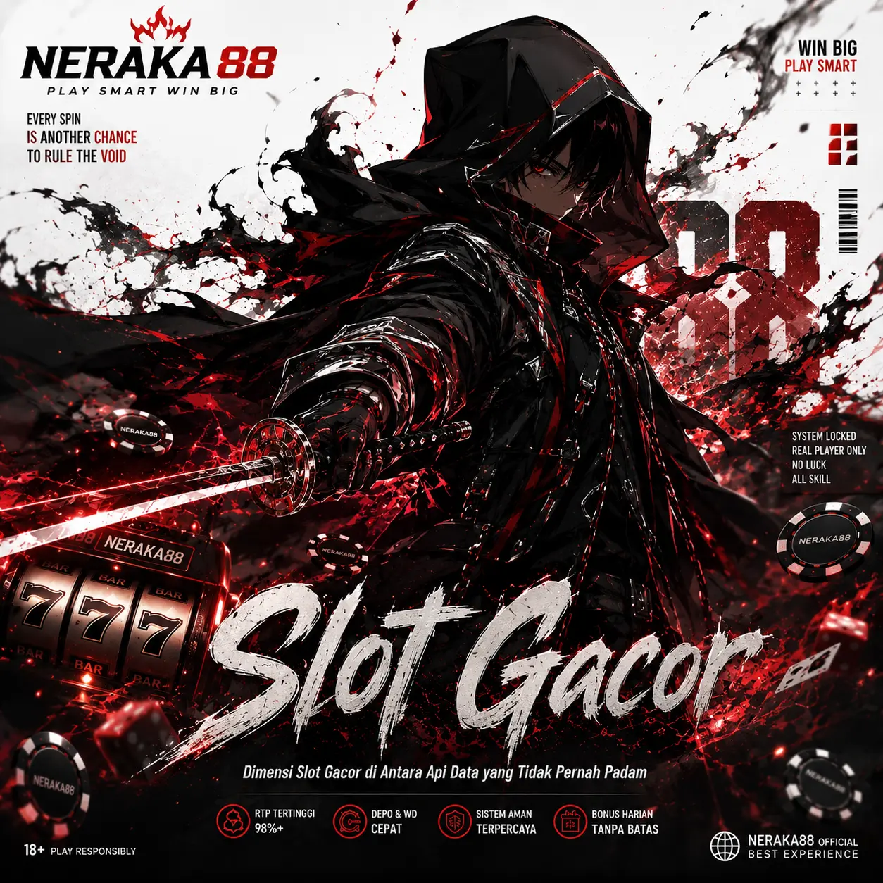 NERAKA88 : NERAKA 88 Dimensi Slot Gacor di Antara Api Data yang Tidak Pernah Padam